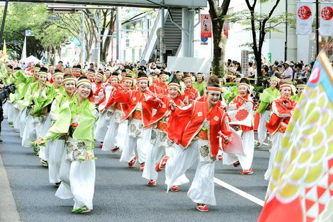 福岡県うきは市「第４回うきはよさこい祭り」