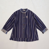 ストライプワイドシャツ