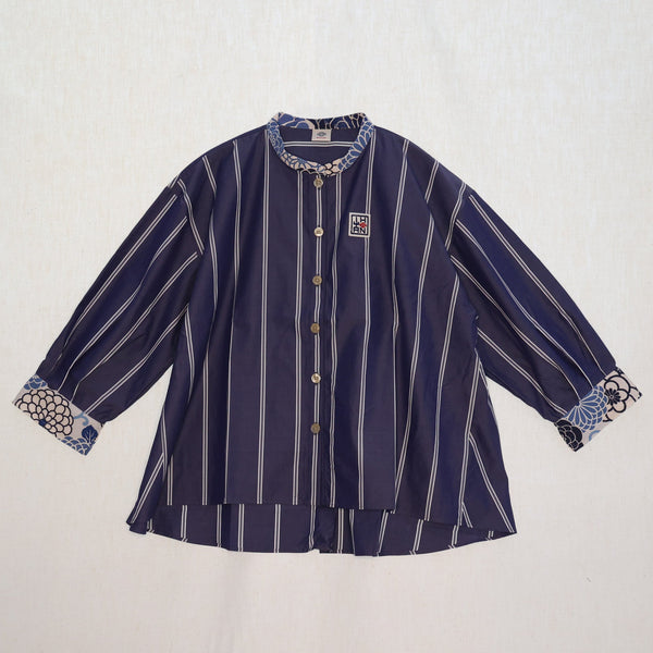 ストライプワイドシャツ