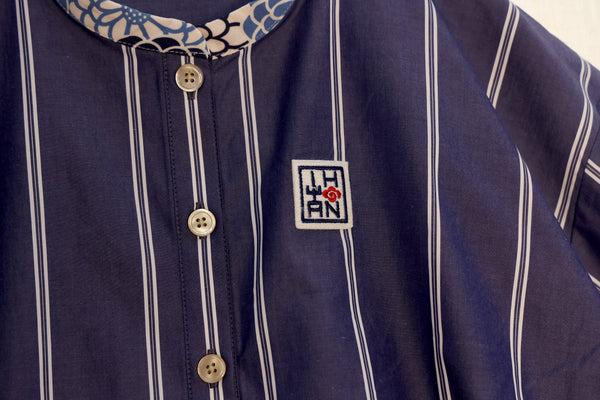 ストライプワイドシャツ