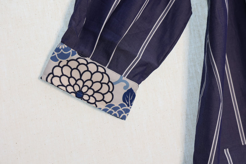 ストライプワイドシャツ