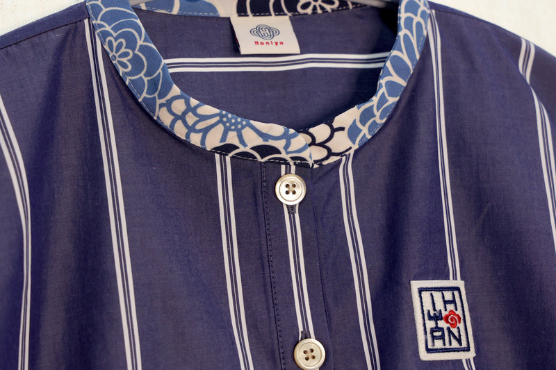 ストライプワイドシャツ