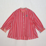 ストライプワイドシャツ