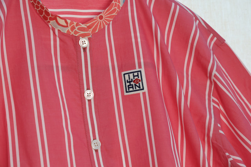 ストライプワイドシャツ