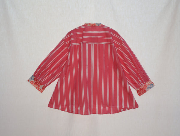 ストライプワイドシャツ