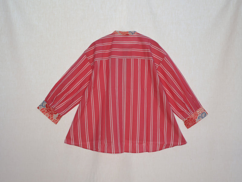 ストライプワイドシャツ